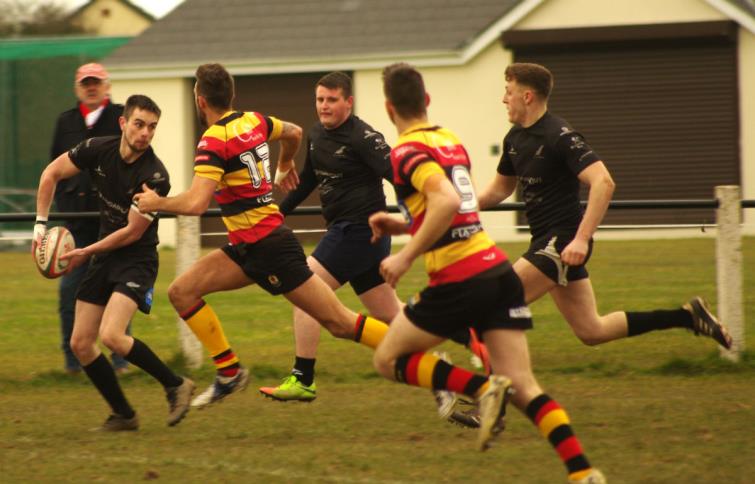 Action from Neylands win over Cardigan